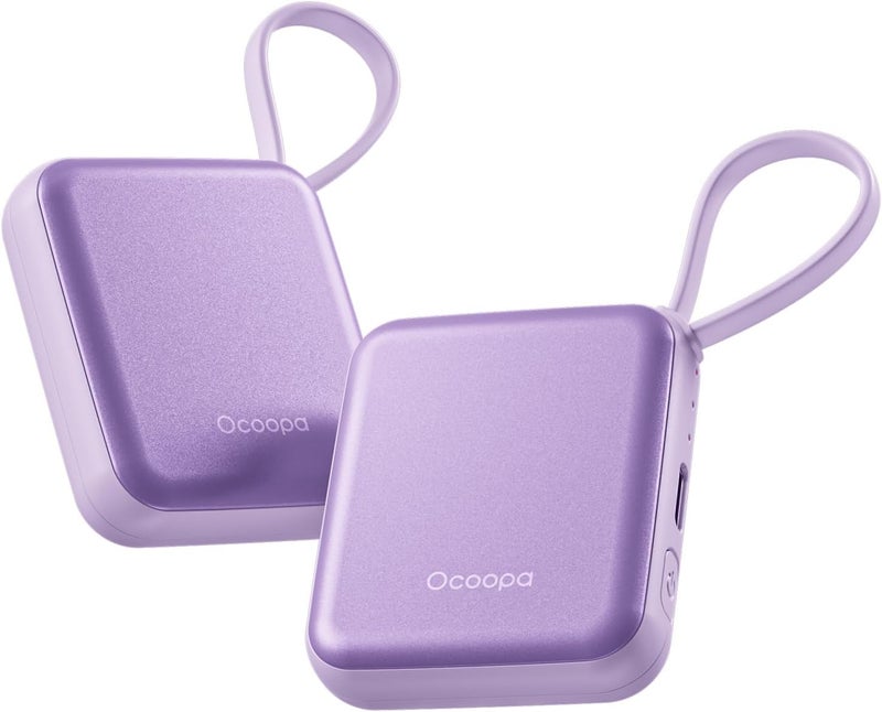 OCOOPA Hand Warmers Rechargeable, Smart Temp Control 7H*2 Long Safe Heat, Ultra Slim, Pocket-Size Design That Fits Gloves, Gifts for Women, Outdoor, Office, Commute (UT5 Nano) - Image 1